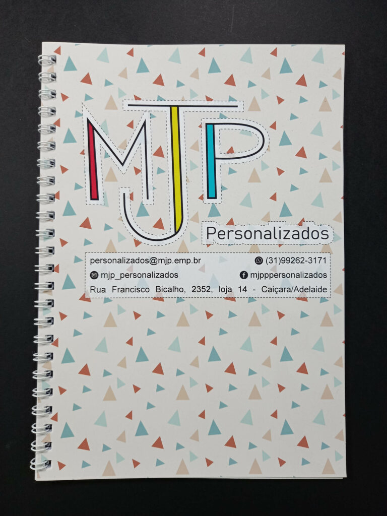Caderno Personalizado Empresa - A5 - Capa Flexível