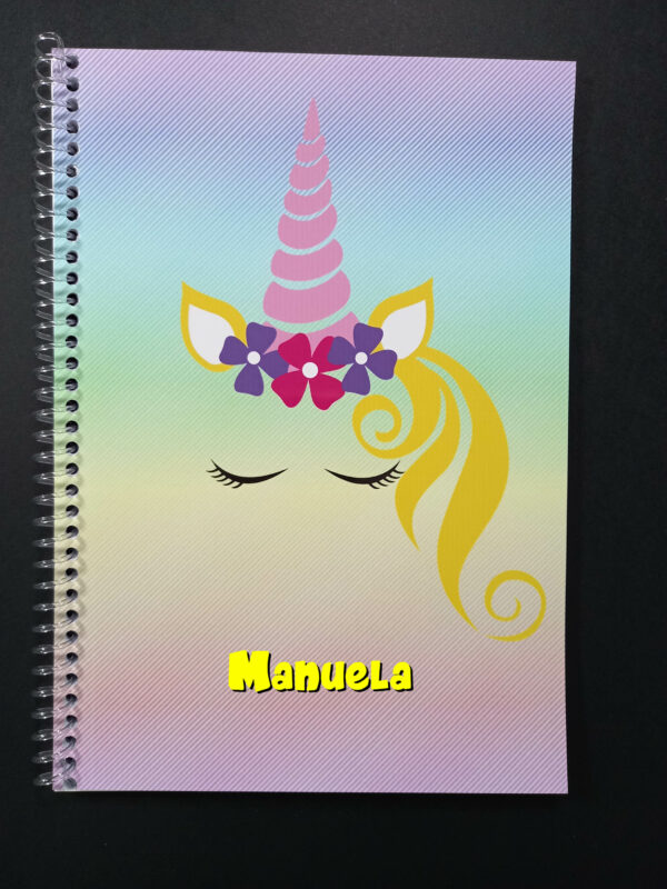caderno unicórnio 03 - capa