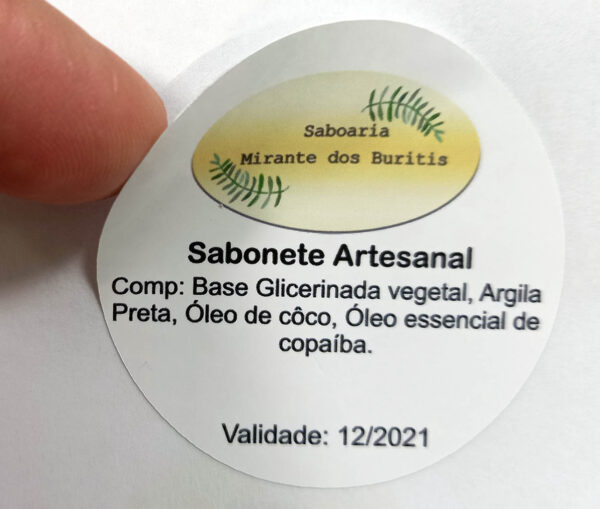 Adesivo 5x5cm - redondo - destaque