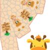 caixa pirâmide - girafa - desmontada