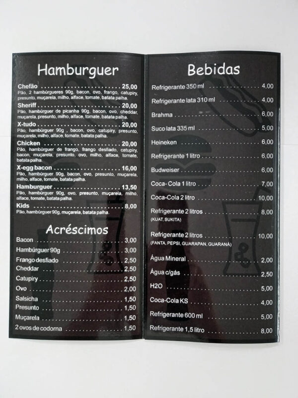 cardápio 6 páginas vincado - 1a dobra
