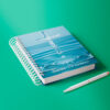 caderno personalizado A5 - páscoa - Cruz - pingo de água