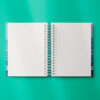 caderno personalizado A5 - pascoa - Cruz - pingo de agua - miolo liso