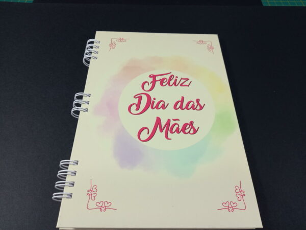 Caderno 14x20cm - Feliz Dia das Mães 2 - capa